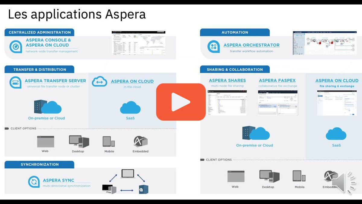IBM Aspera portfolio – application overview by Dot Group (in French)